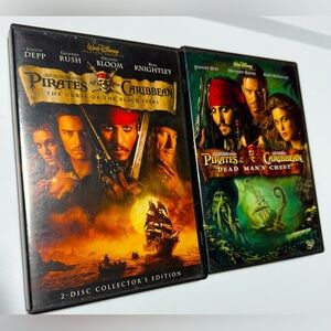 Disney’s Pirates of The Caribbean 2 DVD Movie Bundle.